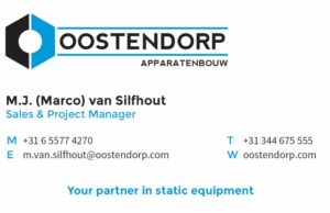 Marco van Silfhout Salesmanager Oostendorp